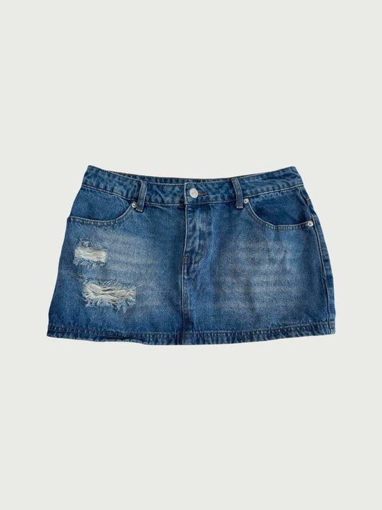 Edikted Dresses & Skirts - Edikted Low Rise Jean Skirt